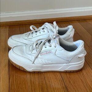Reebok White Leather Sneakers